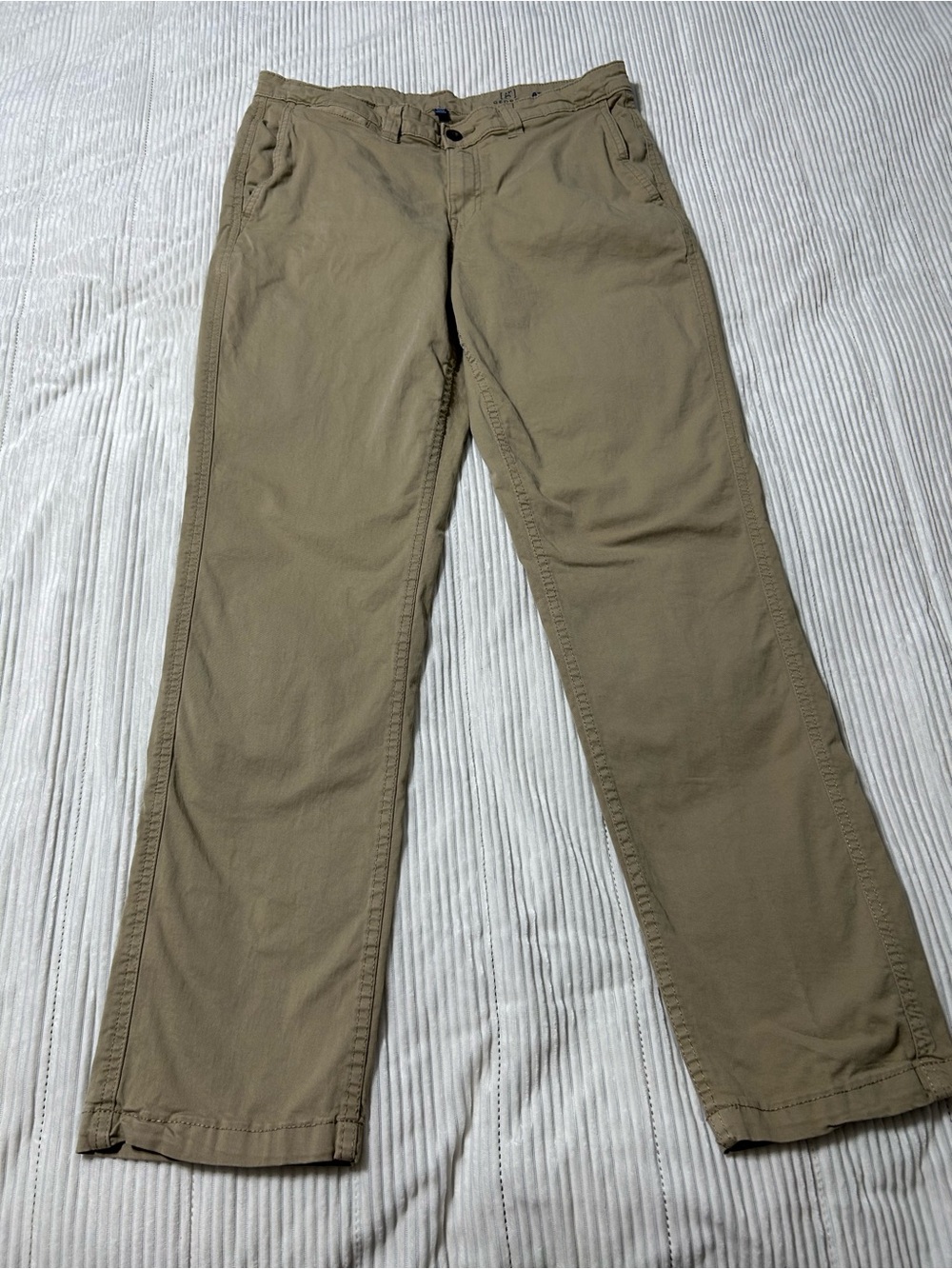 George Athletic Men's Khaki/Tan Straight-Leg Chinos